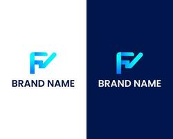 fw modern logo ontwerp sjabloon vector