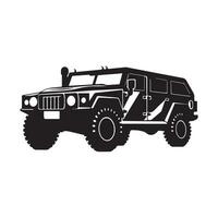 leger vervoer vector, leger voertuig logo, voertuig illustratie vector