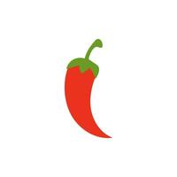 chili peper vector icoon. jalapeno illustratie symbool of zingen. cayenne logo.