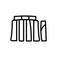 stonehenge icoon in vector. illustratie vector