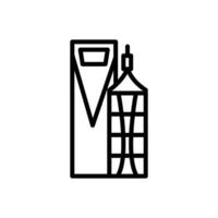 jinmao toren icoon in vector. illustratie vector