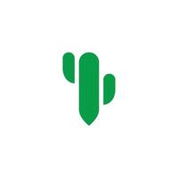 cactus logo ontwerp illustratie voor uw bedrijf vector