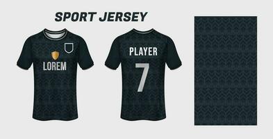 sport Jersey ontwerp kleding stof textiel voor sublimatie vector