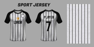 sport Jersey ontwerp kleding stof textiel voor sublimatie vector