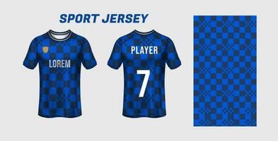 sport Jersey ontwerp kleding stof textiel voor sublimatie vector