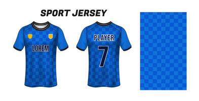 sport Jersey ontwerp kleding stof textiel voor sublimatie vector