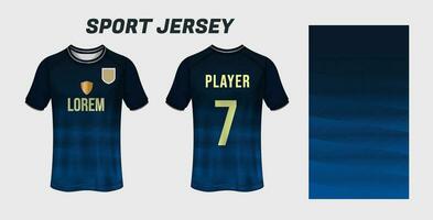 sport Jersey ontwerp kleding stof textiel voor sublimatie vector