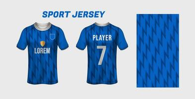 sport Jersey ontwerp kleding stof textiel voor sublimatie vector