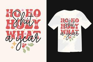 grappig Kerstmis citaten t-shirt ontwerp. schoonschrift uitdrukking voor kerstmis. mooi zo voor t overhemd afdrukken, poster, groet kaart, banier, en geschenk ontwerp vector