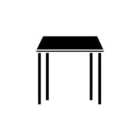 geïsoleerde tafel pictogram vector ontwerp