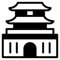 hwaseong vesting icoon illustratie, voor uiux, infografisch, enz vector