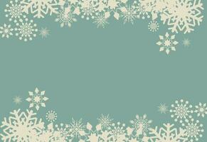 vector Kerstmis achtergrond met sneeuwvlokken. feestelijk ontwerp voor Kerstmis en nieuw jaar mode afdrukken.