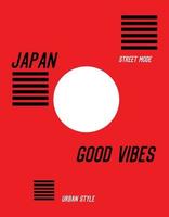 japan goede vibes vector