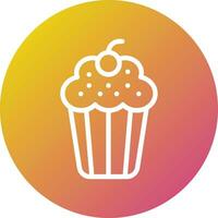 cup cake vector pictogram ontwerp illustratie