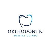 creatief tandheelkundig abstract logo sjabloon ontwerp. logo voor tandarts, kliniek centrum, tandheelkundig zorg en bedrijf. vector