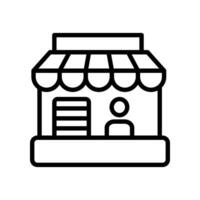 kleinhandel plaats icoon in vector. illustratie vector