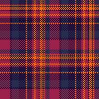 structuur controleren patroon van textiel kleding stof plaid met een naadloos Schotse ruit vector achtergrond.
