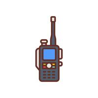 walkie talkie icoon in vector. illustratie vector