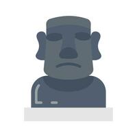 moai icoon in vector. illustratie vector