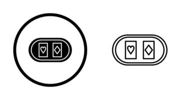 kaarten tafel vector icoon
