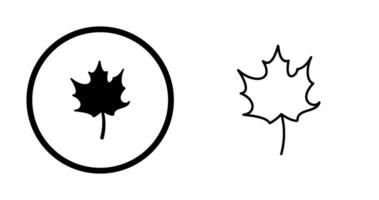 herfstblad vector icon