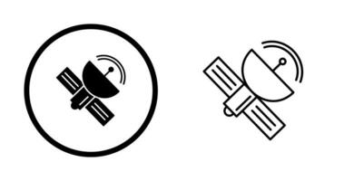 satelliet vector pictogram