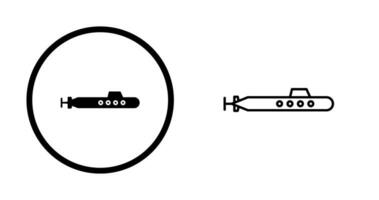 onderzeeër vector pictogram