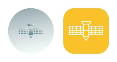 satelliet vector pictogram