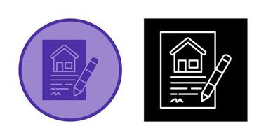 contract vector pictogram