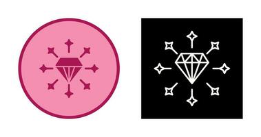 diamant vector pictogram