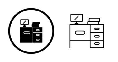 bureau vector pictogram