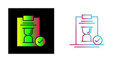 zandloper vector pictogram