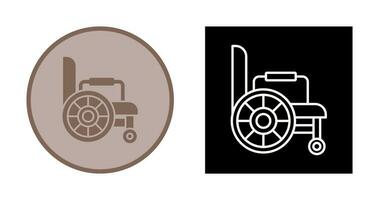 rolstoel vector pictogram