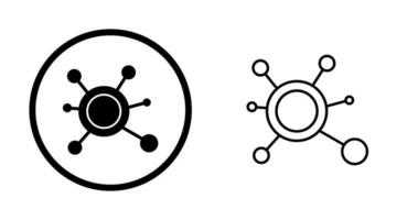 molecuul vector pictogram