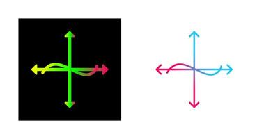 uniek diagram vector icoon