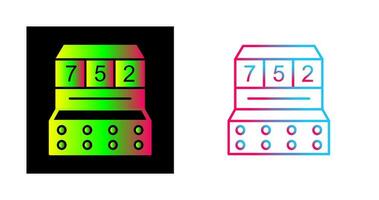 sleuf machine vector icoon