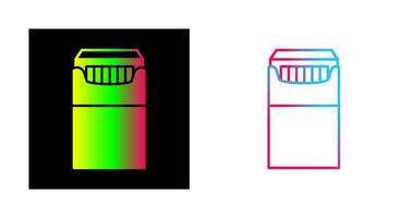 uniek pakket van sigaretten vector icoon