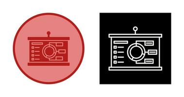 presentatie vector pictogram