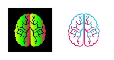 hersenen vector pictogram