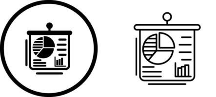 presentatie vector pictogram