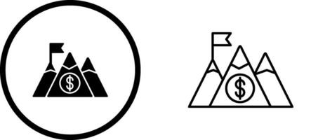 berg vector pictogram