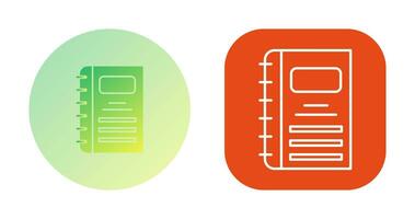 notebook vector pictogram