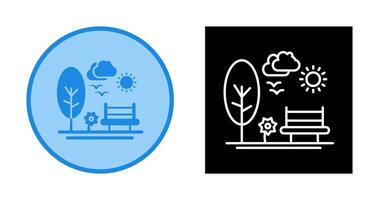 park vector pictogram