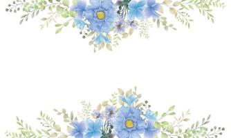 elegante aquarel bloemenachtergrond vector