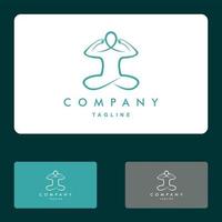 lotus, yoga, spa en wellnes logo set vector pictogram illustratie ontwerpen