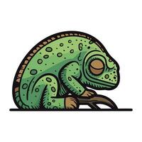 kameleon icoon. tekenfilm illustratie van kameleon vector icoon voor web