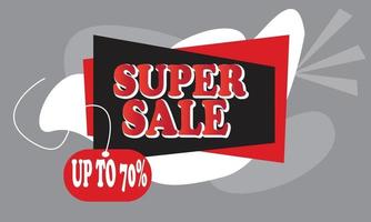 banner kleurrijk achtergrond behang vrolijk super sale korting vector