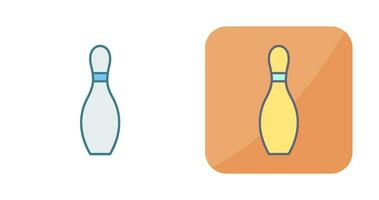 uniek bowling pin vector icoon