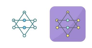 uniek netwerken vector icoon