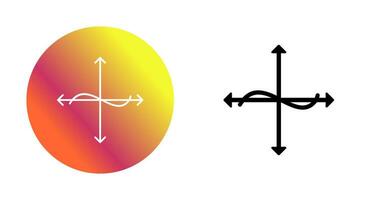 uniek diagram vector icoon